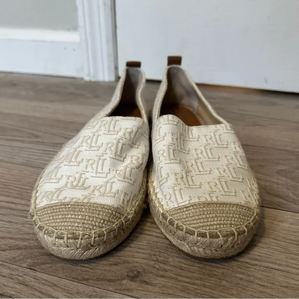 Lauren Ralph Lauren Cameryn II Monogram Espadrille